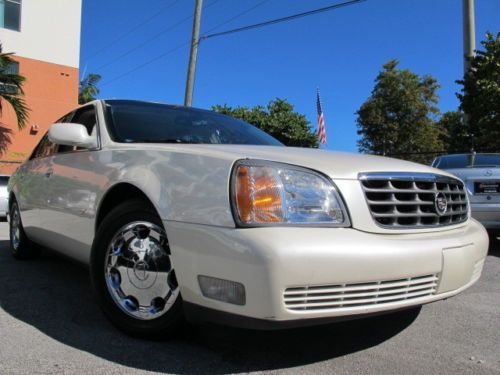 02 cadillac deville northstar v8 leather heated seats low miles 1-owner carfax