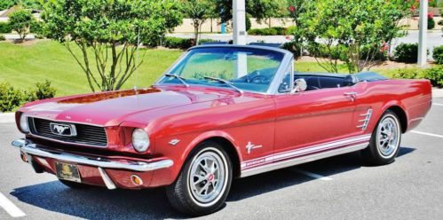 V-8 auto, p.s, cold a/c 1966 ford mustang convertible simply the best online wow
