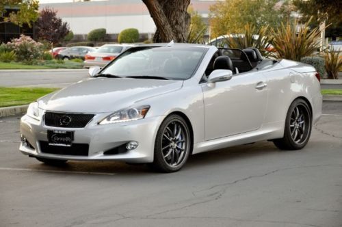 2011 lexus is 350c f sport, levinson,nav,convertible loaded with f sport options