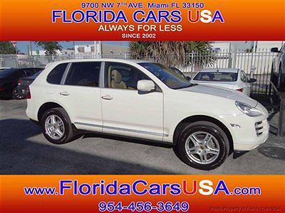 Porsche cayenne v6 florida suv low miles extra clean carfax certified luxury