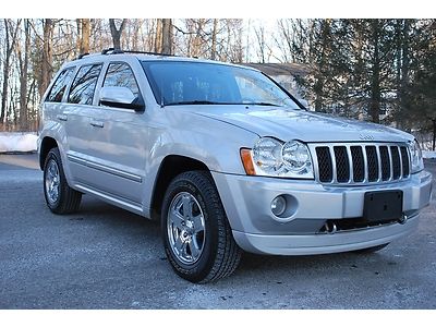 2006 jeep grand cherokee overland-dvd-1 owner-navi-clean carfax