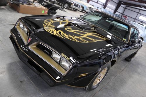 1978 pontiac trans am black smokey and the bandit ac hurst t-tops 6.6 liter