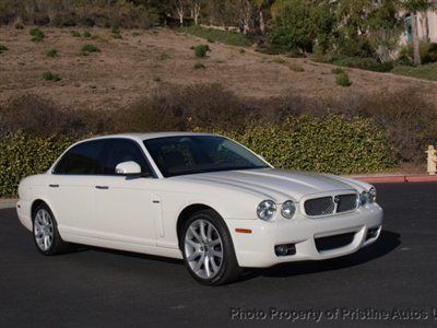 2008 jaguar xj8l select edition certified white/tan original california car