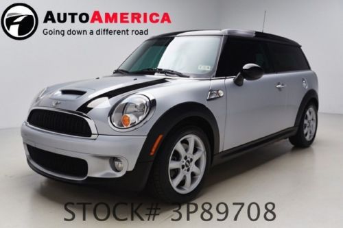 66k low miles 2008 mini cooper clubman coupe s panoramic pwr window leatherette