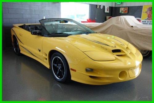 2002 trans am convertible collector edition~one owner~1709 pampered miles.