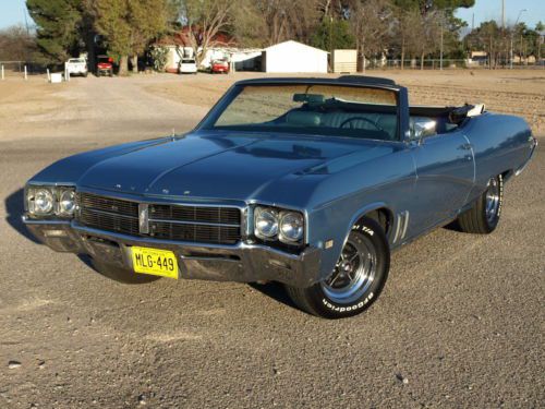 1969 buick skylark custom convertible, restored arizona car.