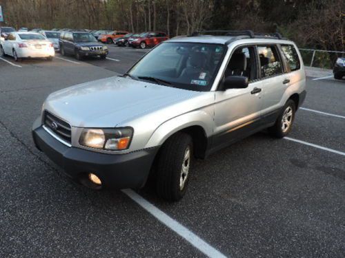 05 subaru forester 5 speed manual 1 owner clean carfax 193k miles no reserve!!!