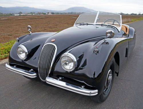 1952 jaguar xk120 ots roadster: all numbers matching, original colors, stunning