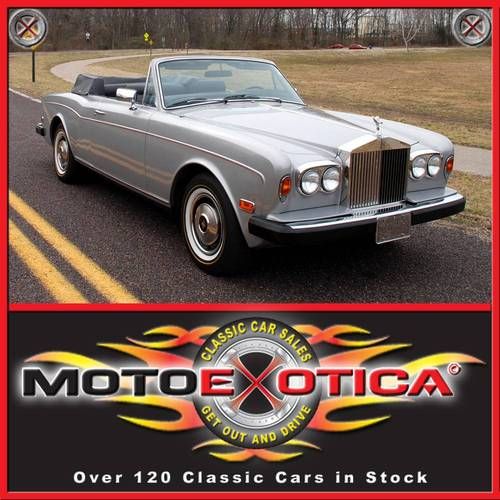 1984 rolls royce corniche,1 owner,28 k,meticulously maintaned, investment grade
