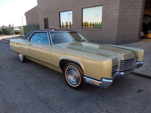 1971 lincoln continental coupe totally original