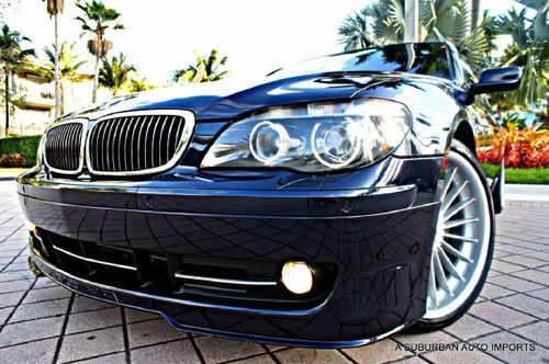 2007 bmw alpina b7 supercharged 500 hp beast 21" wheels loaded clean carfax rare