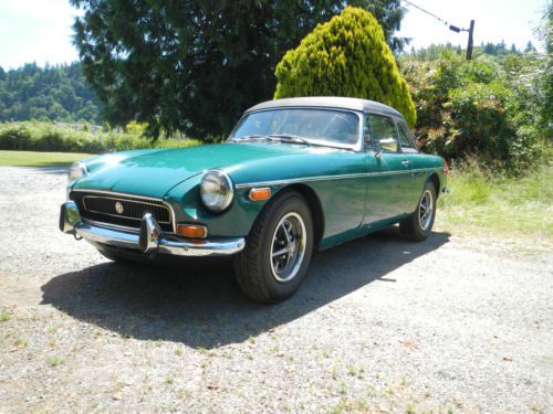 1971 mg mgb overdrive, big valve ported &amp; polished head, rebuilt engine, hardtop