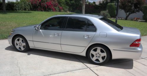 2005 lexus ls430 silver