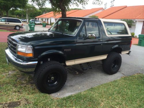 1992 ford bronco xlt 4x4 florida truck no rust lifted