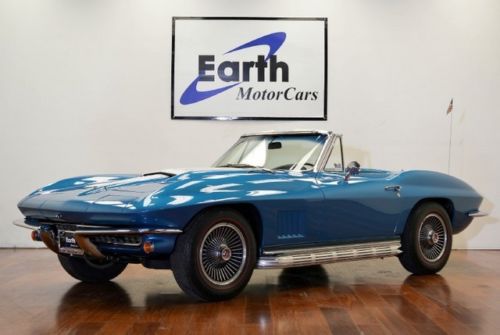 1967 chevrolet corvette,side pipes,4spd, 327 v8,2.99% wac