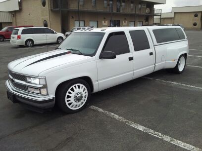 1997 chevrolet silverado 3500, lowered, 19in wheels, viper alarm, $2500 stereo