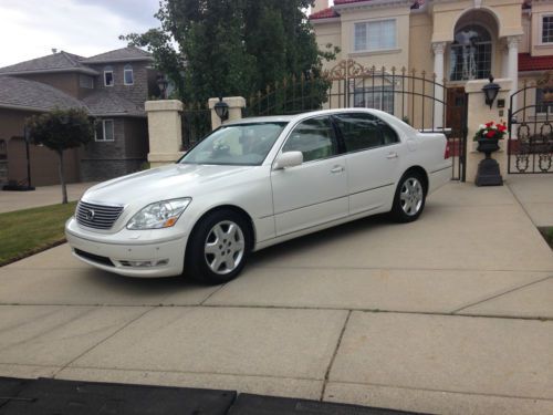 2006 lexus ls430 ultra luxury pearl no reserve