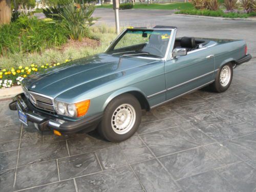 1985 mercedes 380sl one california owner 42k actual miles mint original