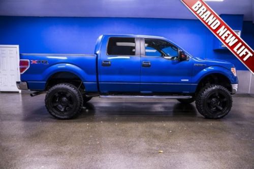 Lifted one 1 owner crew cab running boards bed liner cloth power locks &amp; windows