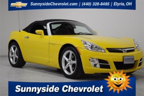Convertible 2007 saturn sky automatic premium trim package leather low reserve