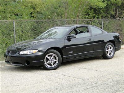 2002 grand prix gtp supercharged black/gray leather heads up display heated seat