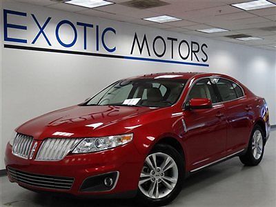 2010 lincoln mks sedan!! leather a/c&amp;htd-sts pdc r-shade push-start 18-whls 6-cd