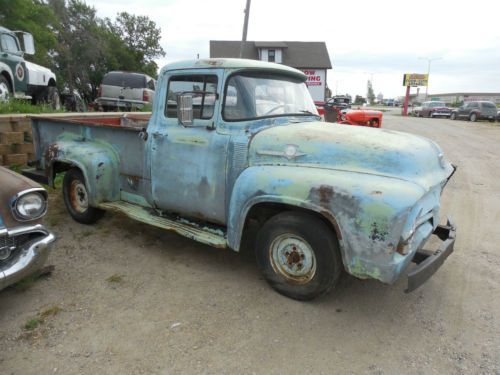1956 ford f100 pickup truck 1/2 ton been in storage no reserve  rat rod