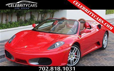 2005 ferrari f430 spider f1 shields red calipers 20k miles serviced price lower!