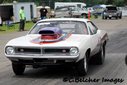 1973 plymouth barracuda drag car/ pro street