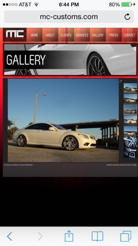 2010 mercedes benz cl550 fully customized by mc customs in miami.