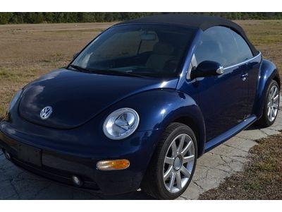 03 beetle convertible only 39k miles. glx turbo, leather, htd seats, monsoon