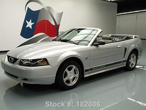 2004 ford mustang deluxe convertible auto leather 25k! texas direct auto