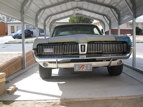 1967 mercury cougar with clear title