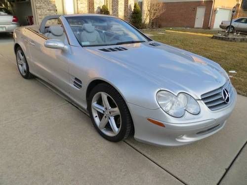 2004 mercedes sl500 roadster convertible only 74k miles!