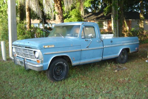 1969 ford f100 2-wheel drive long bed truck