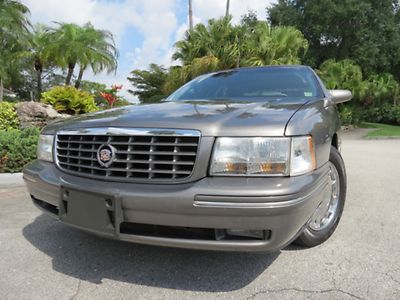 Stunning 99 cadillac deville-concours-300hp-chrome-leather-original-no reserve!!