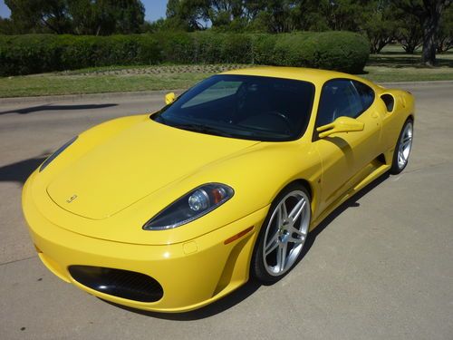 2005 ferrari f430 yellow black 42k excellent new tires serviced