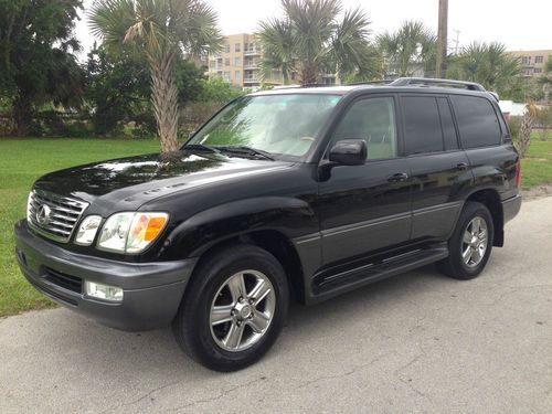 2006 lexus lx 470,black on beige,1 owner florida car,extra clean,well serviced