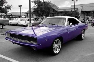 1968 dodge charger coupe, complete rotisserie build, indy crate engine!