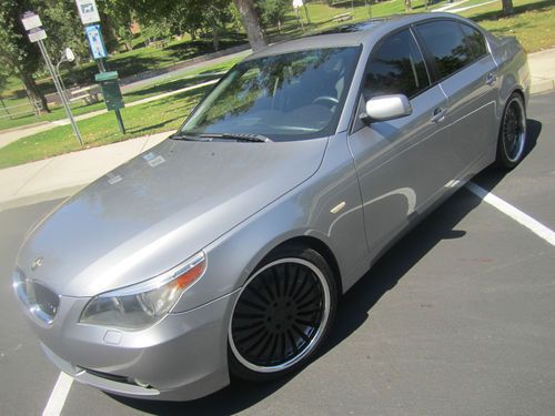 No reserve! clean 2006 bmw 525i premium wheels idrive cold weather package