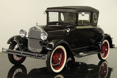 1929 ford model a opera window rumble seat coupe restored 200.5 4 cyl 3 speed