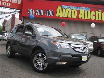 2008 acura mdx technology package carfax certified 1-owner navigation awd 4x4