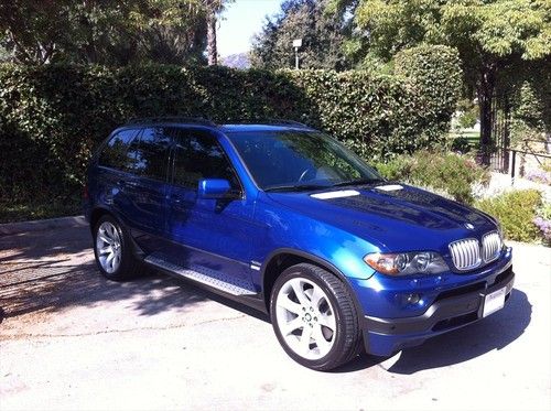 2005 bmw x5 4.8is  awd leman blue/black  64k  clean title, private seller