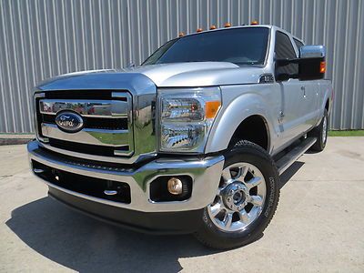 11 f250 lariat (6.7) 1-owner nav roof xm camera heated &amp; cooled seats 4wd shorty