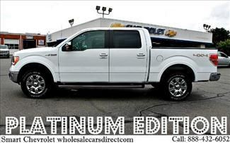Used ford f 150 crew cab platinum 4x4 pickup trucks 4wd automatic 1 owner truck
