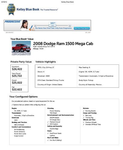 2008 dodge ram 1500 laramie mega cab 4x4