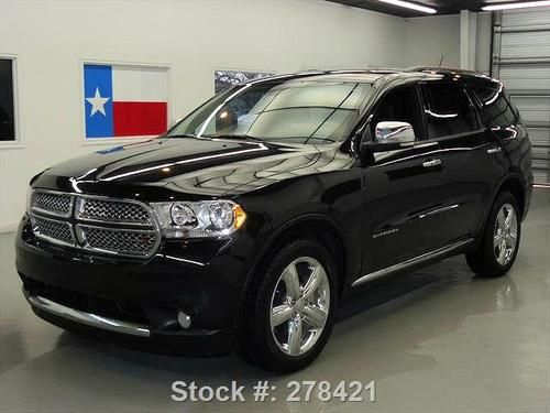 2012 dodge durango citadel sunroof nav rear cam 24k mi! texas direct auto