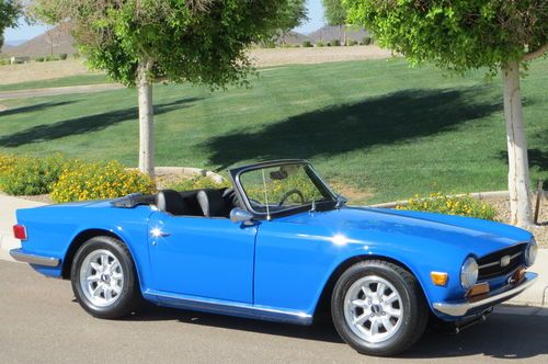 1972 triumph tr-6 beautiful restoration excellent driving car rust free must see