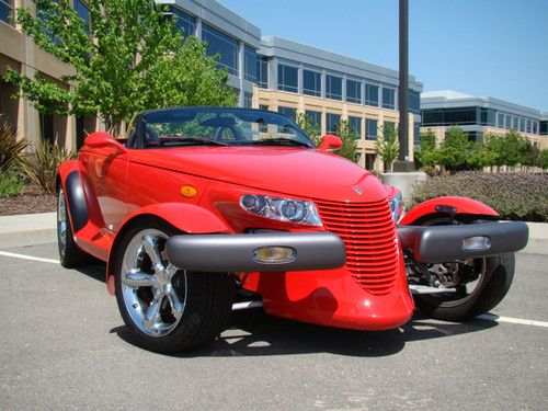1999 plymouth prowler | prowler red | trailer trunk | low miles, excellent cond