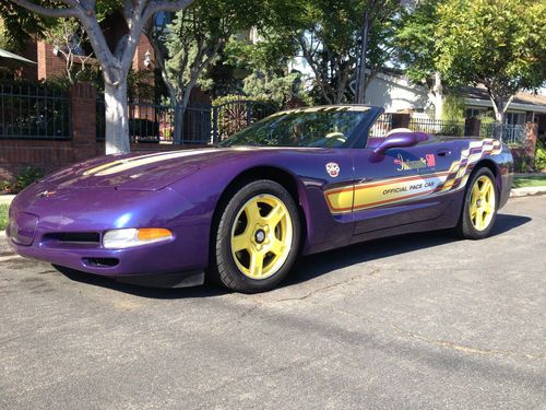 1998 chevrolet corvette indy 500 pace car, 6-speed, low miles, loaded